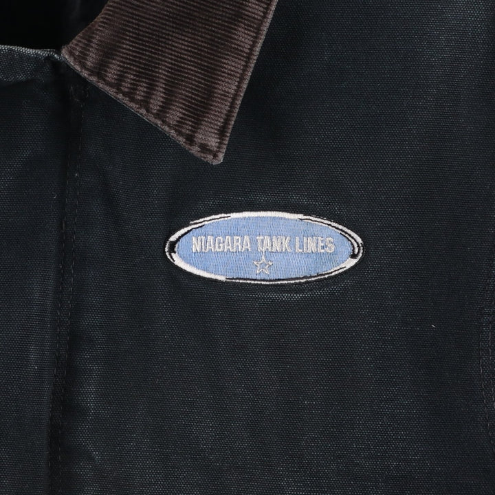 Carhartt Traditional Jacket Duck Work Jacket Men's L size unclear black type Vintage Second Hand
