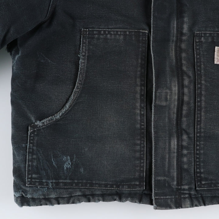 Carhartt Traditional Jacket Duck Work Jacket Men's L size unclear black type Vintage Second Hand