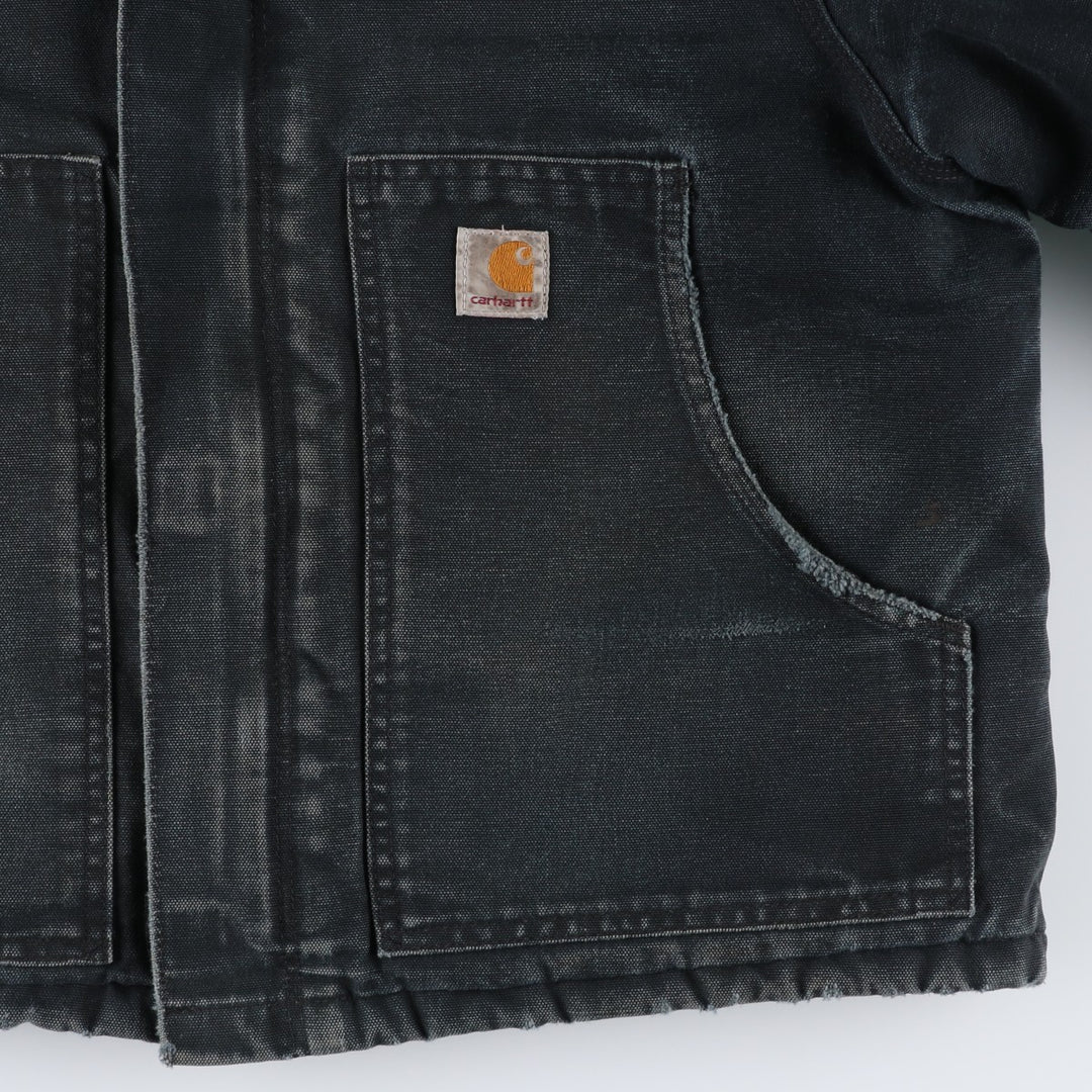 Carhartt Traditional Jacket Duck Work Jacket Men's L size unclear black type Vintage Second Hand