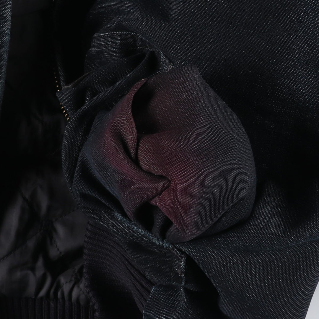Carhartt Active Jacket, Padded Duck Full-Zip Hoodie, Made in USA, Men's Size L cotton black type Vintage Second Hand