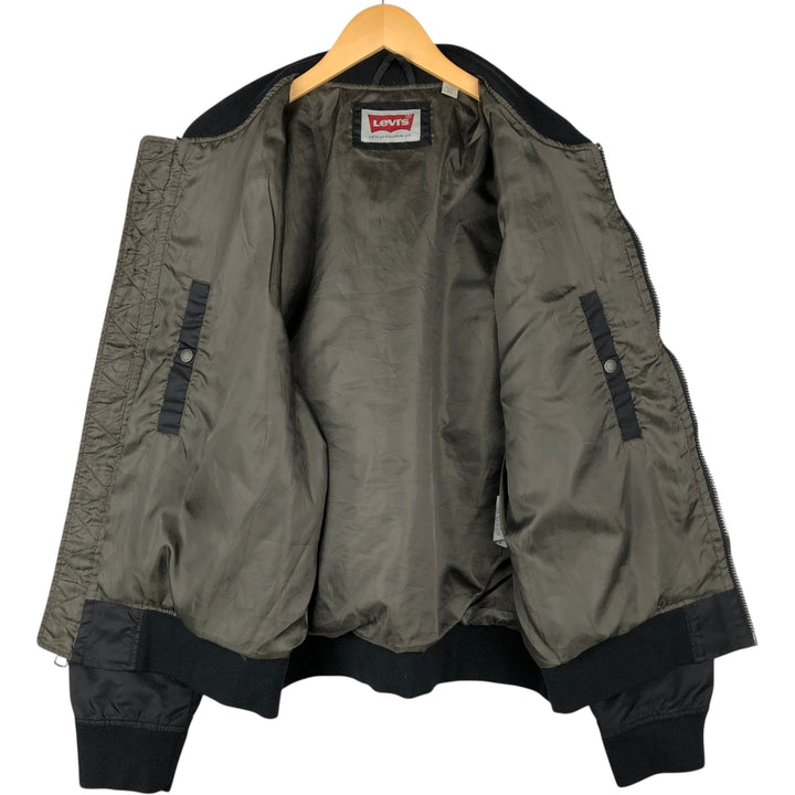 Levi's nylon blouson, men's size XL Nylon black type Vintage Second Hand