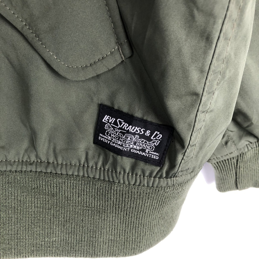 Levi's padded puffer jacket, men's size M polyester Khaki type Vintage Second Hand