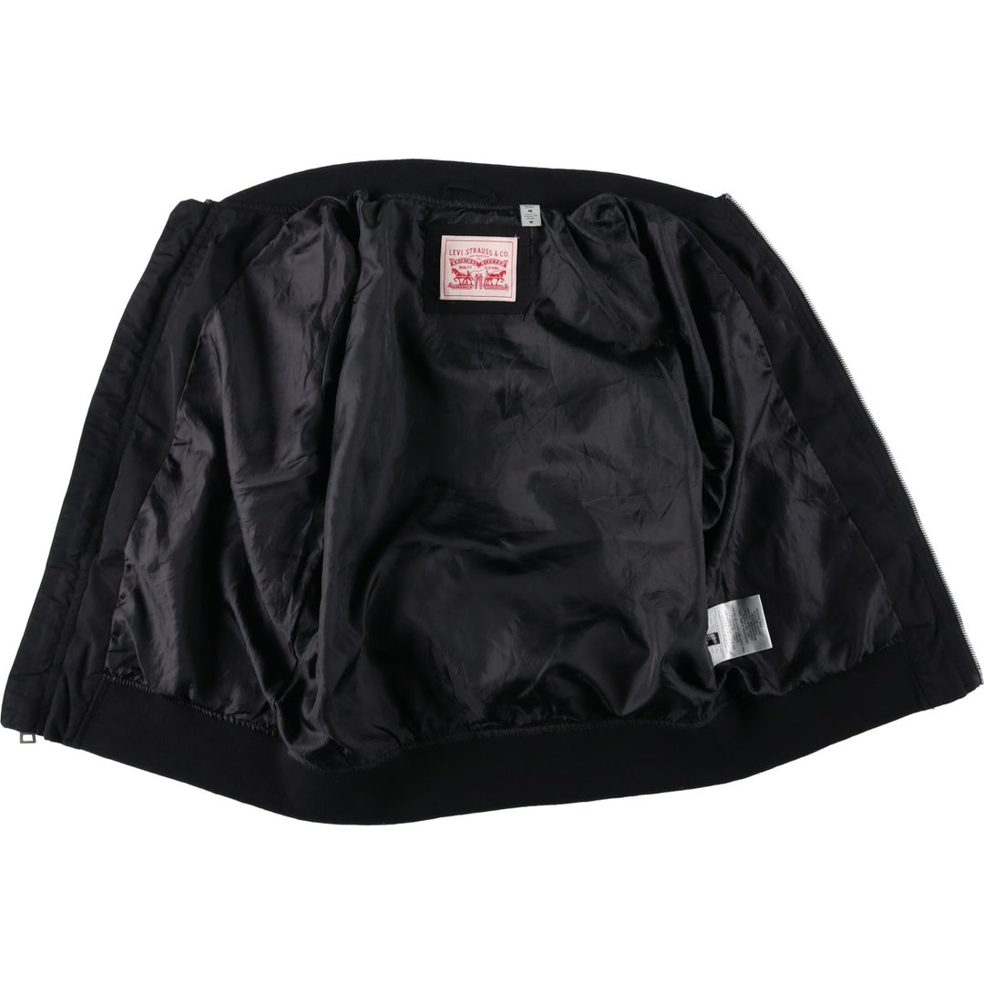Levi's MA-1 type military flight jacket, men's size M equivalent. polyester black type Vintage Second Hand