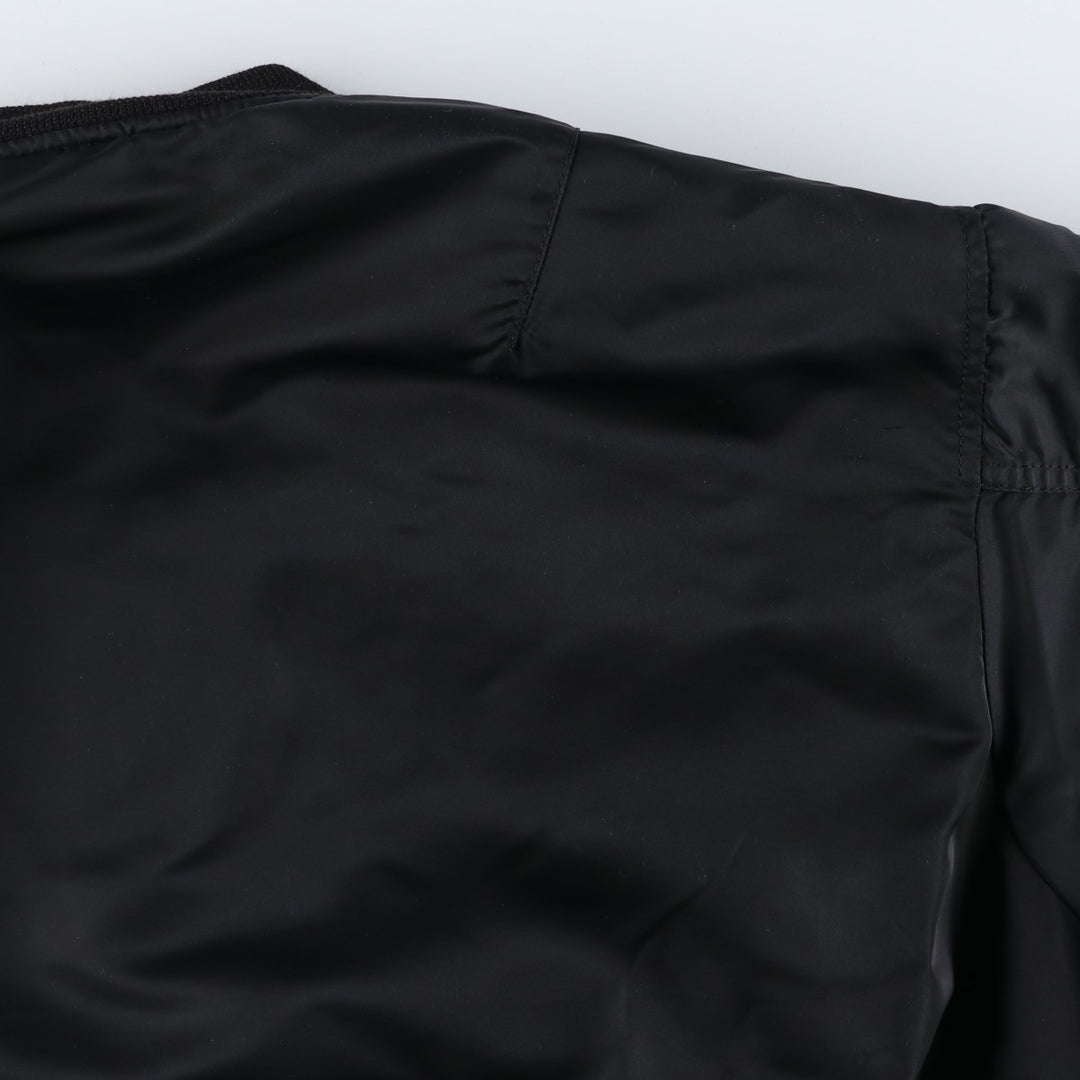 MA-1 type padded military flight jacket, men's size XL. Polyester (insulation) black type Vintage Second Hand