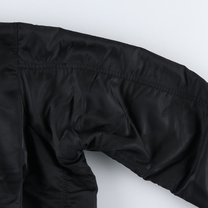 MA-1 type padded military flight jacket, men's size XL. Polyester (insulation) black type Vintage Second Hand