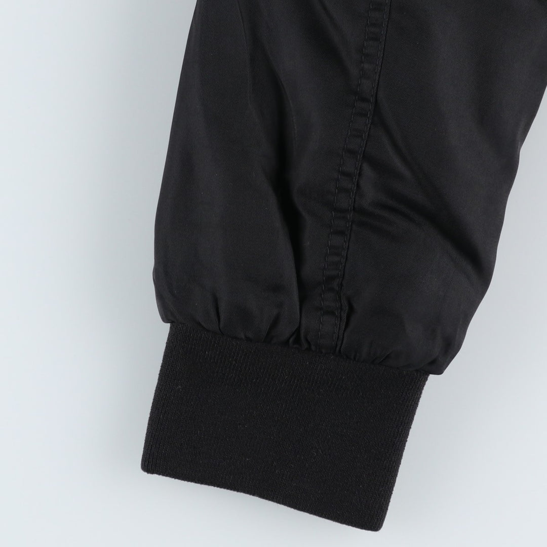 Levi's MA-1 style padded military flight jacket, men's size L polyester black type Vintage Second Hand