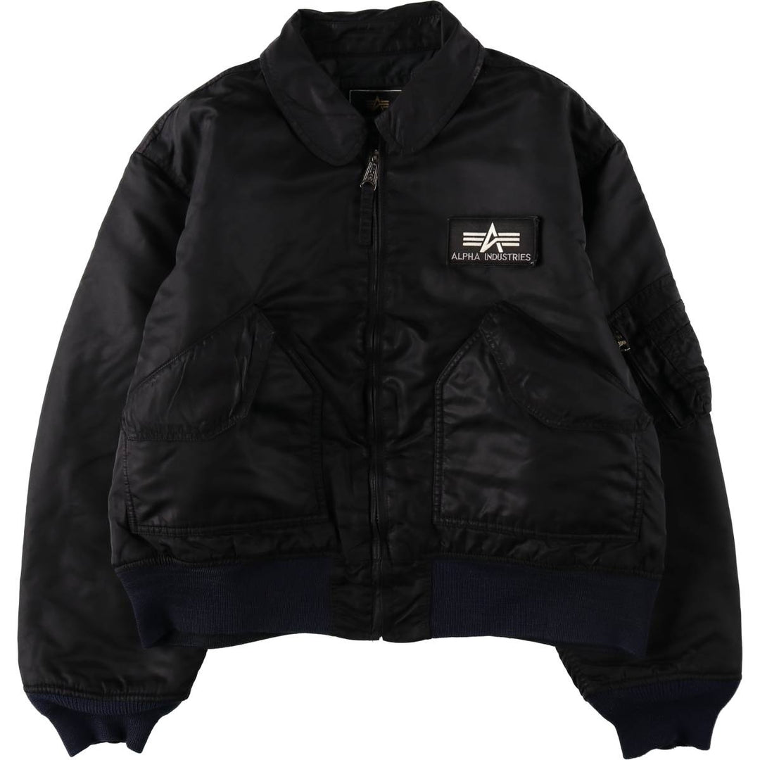 Civilian Alpha CWU-45 Nylon black type Vintage Second Hand