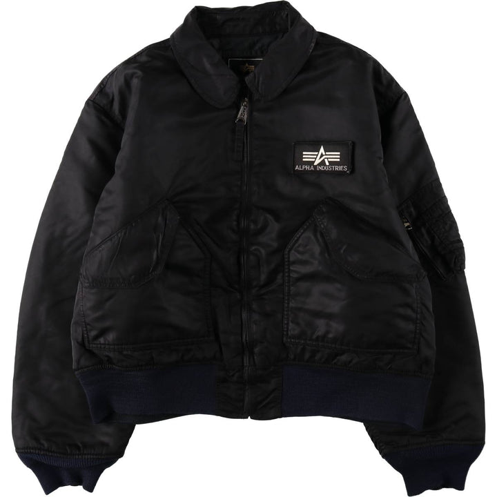 Civilian Alpha CWU-45 Nylon black type Vintage Second Hand