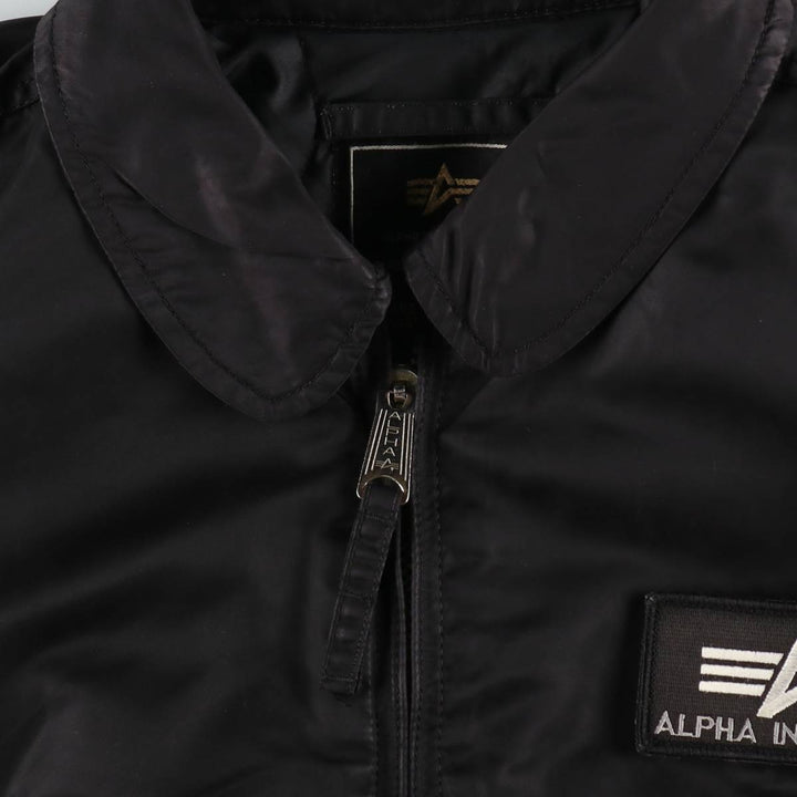 Civilian Alpha CWU-45 Nylon black type Vintage Second Hand