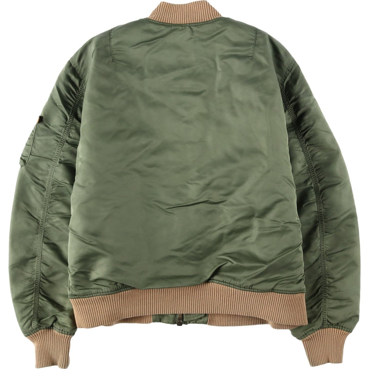 Civilian Alpha MA-1 style padded military flight jacket, men's size XXL unclear Khaki type Vintage Second Hand