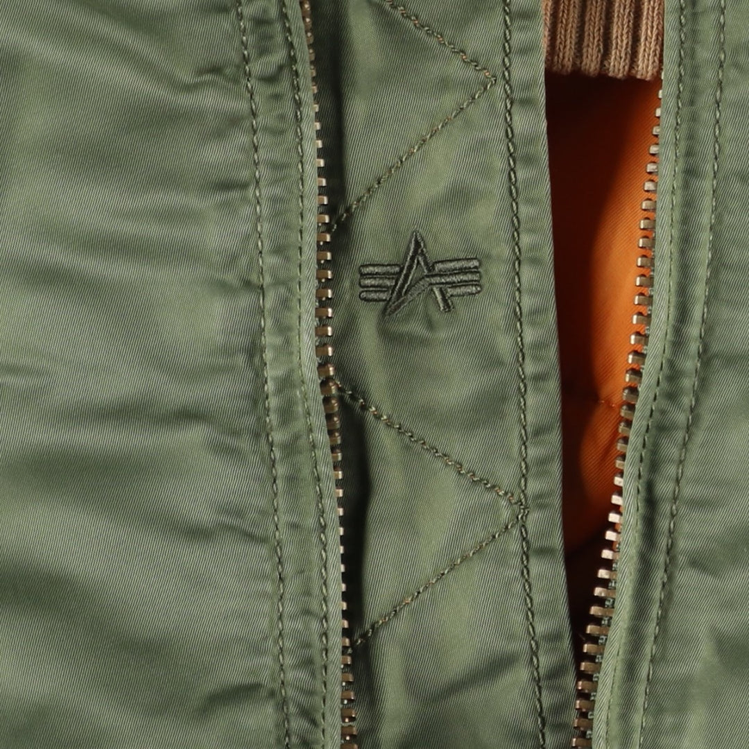 Civilian Alpha MA-1 style padded military flight jacket, men's size XXL unclear Khaki type Vintage Second Hand