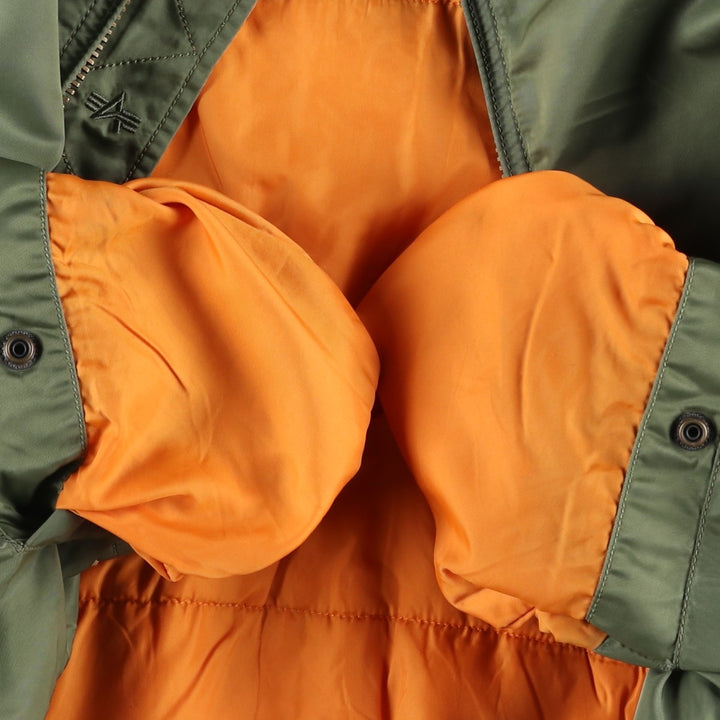 Civilian Alpha MA-1 style padded military flight jacket, men's size XXL unclear Khaki type Vintage Second Hand