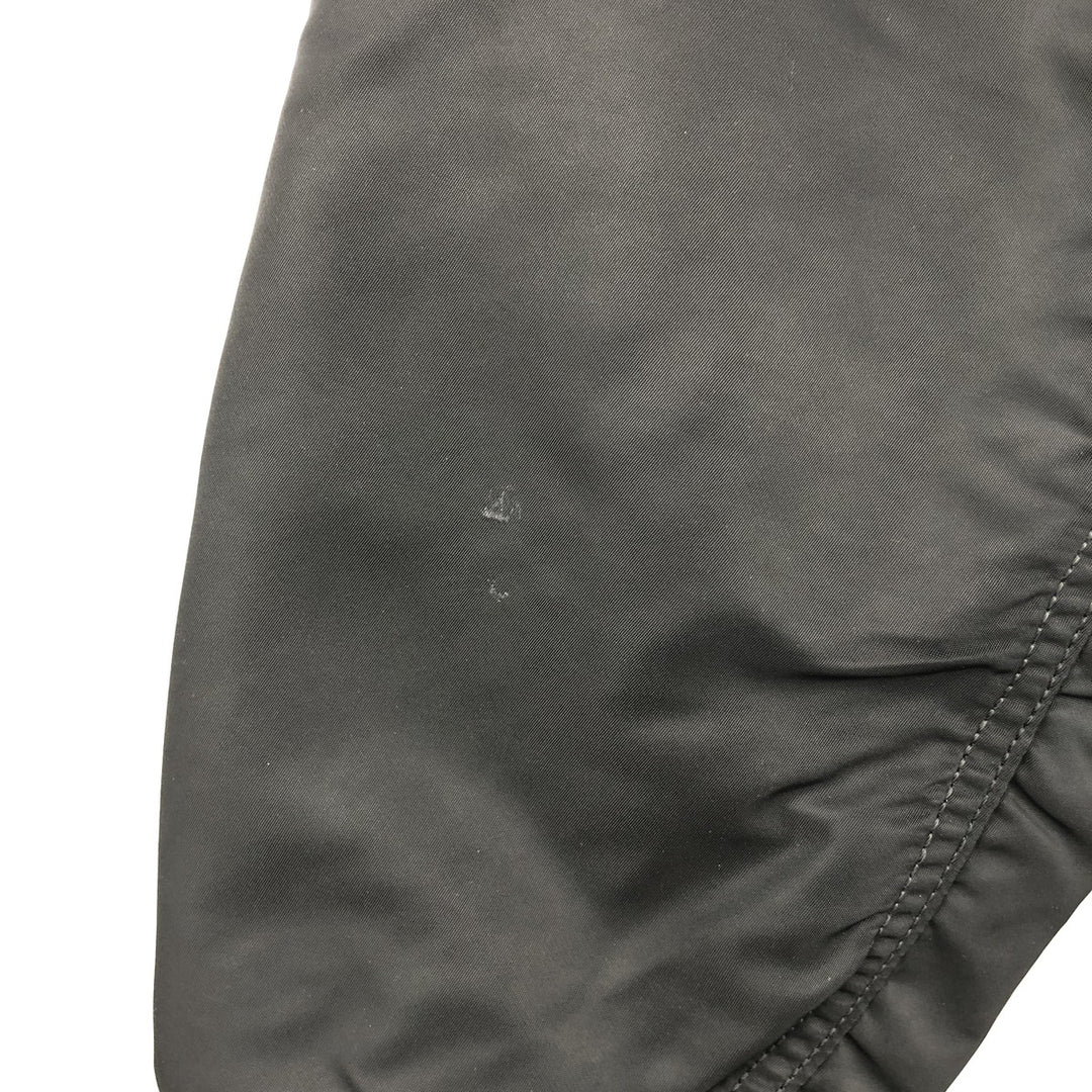 Alpha ALPHA military flight jacket with padding, size M (civilian product) Nylon black type Vintage Second Hand
