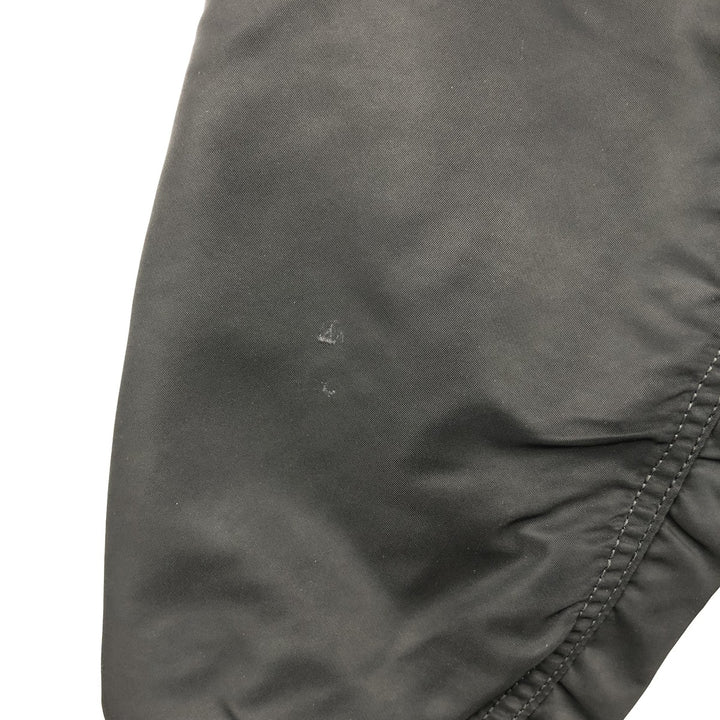 Alpha ALPHA military flight jacket with padding, size M (civilian product) Nylon black type Vintage Second Hand