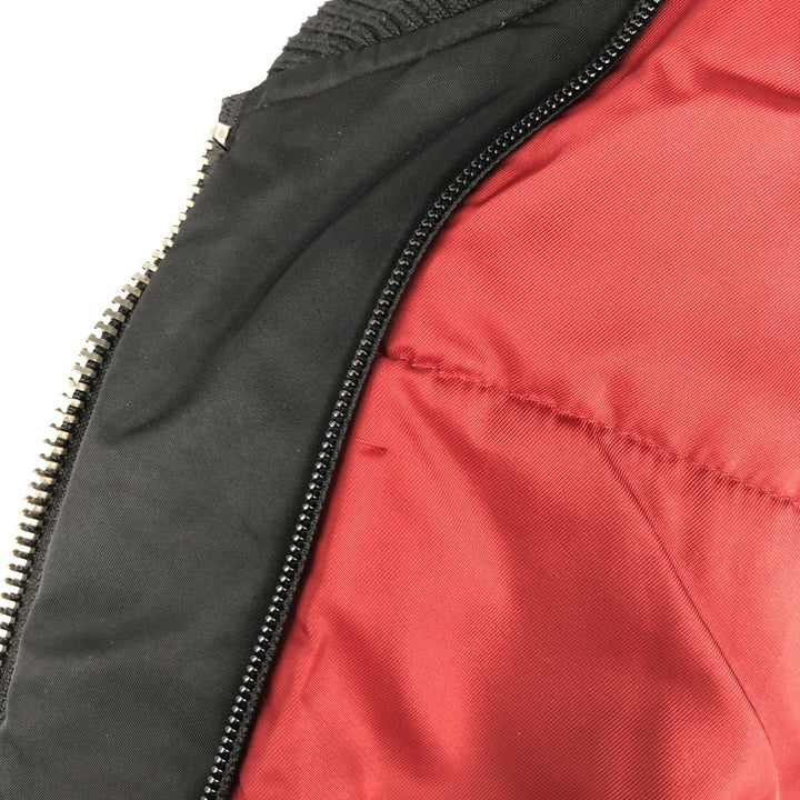 Alpha ALPHA military flight jacket with padding, size M (civilian product) Nylon black type Vintage Second Hand