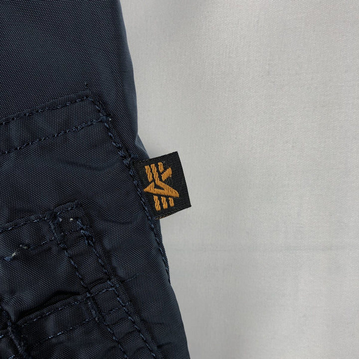 Civilian Alpha ALPHA Military Flight Jacket, Men's Size L (equivalent) Nylon navy blue type Vintage Second Hand
