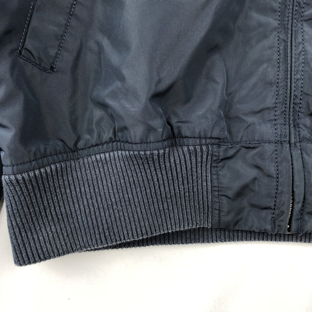 Civilian Alpha ALPHA Military Flight Jacket, Men's Size L (equivalent) Nylon navy blue type Vintage Second Hand