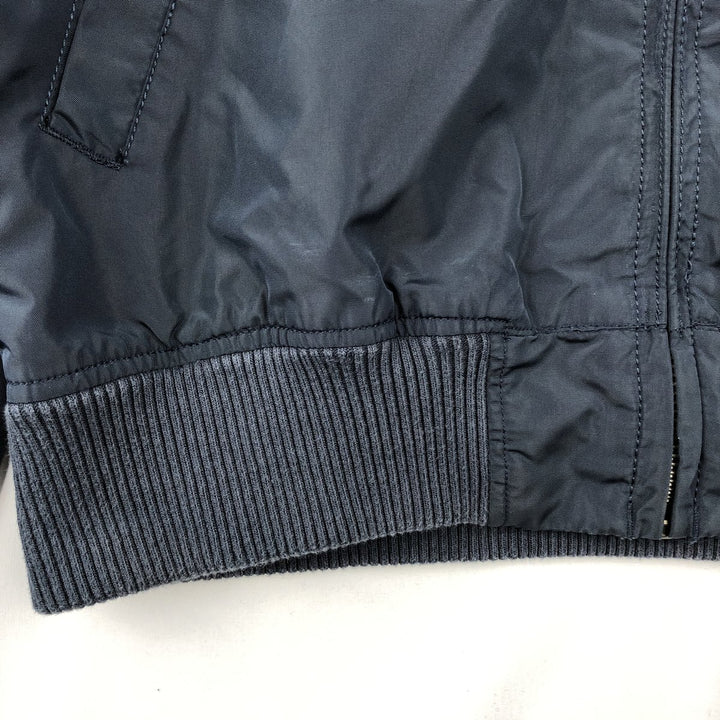 Civilian Alpha ALPHA Military Flight Jacket, Men's Size L (equivalent) Nylon navy blue type Vintage Second Hand