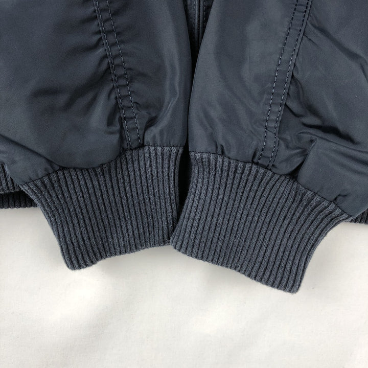 Civilian Alpha ALPHA Military Flight Jacket, Men's Size L (equivalent) Nylon navy blue type Vintage Second Hand