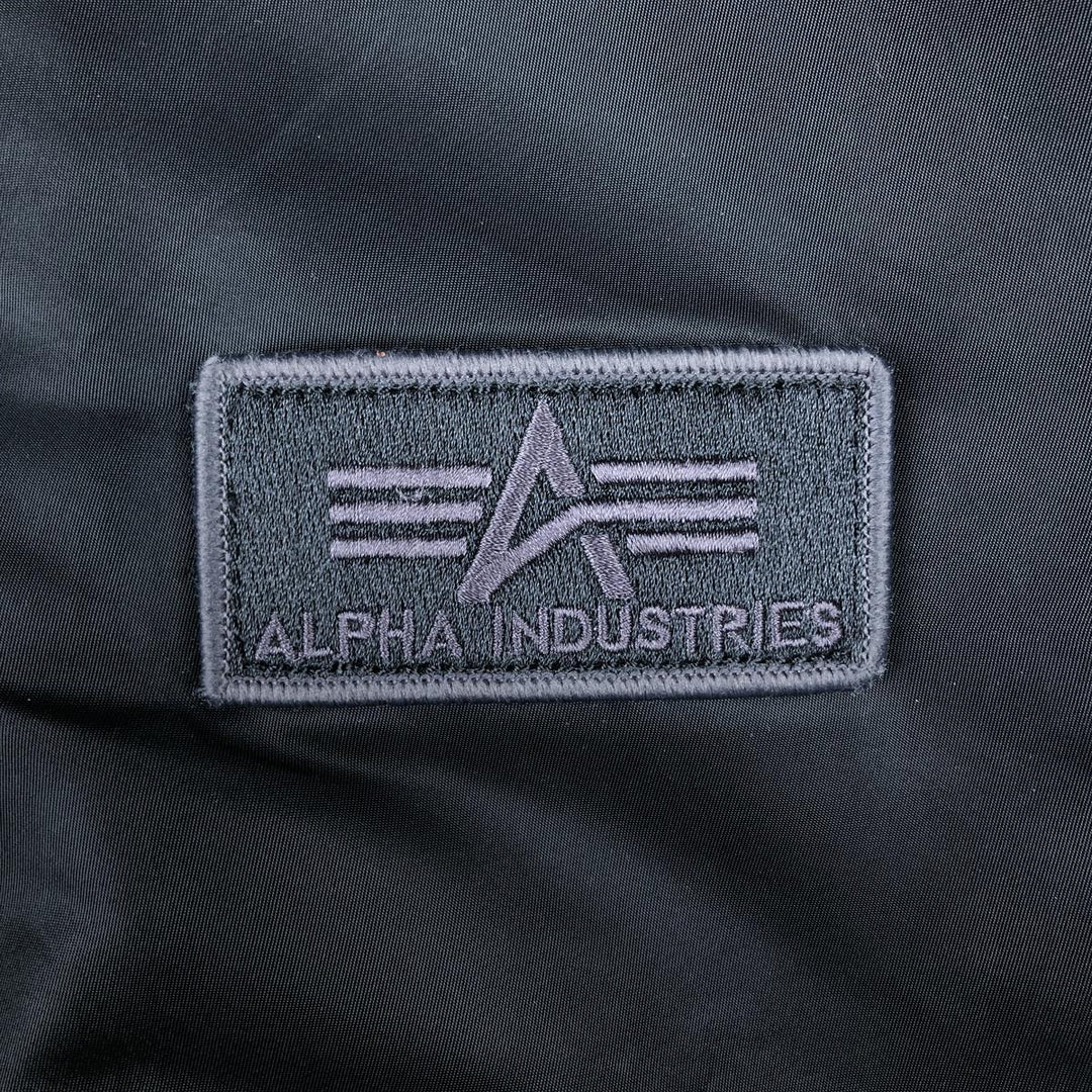 Civilian Alpha ALPHA padded military flight jacket, men's size L Nylon black type Vintage Second Hand