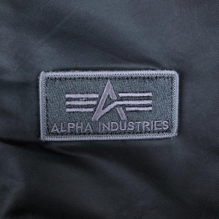 Civilian Alpha ALPHA padded military flight jacket, men's size L Nylon black type Vintage Second Hand