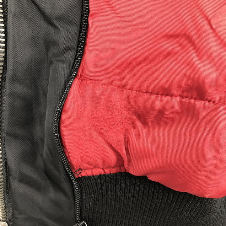 Civilian Alpha ALPHA padded military flight jacket, men's size L Nylon black type Vintage Second Hand