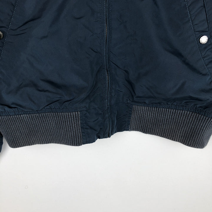 Civilian Alpha MA-1 Military Flight Jacket, Men's Size L Nylon navy blue type Vintage Second Hand
