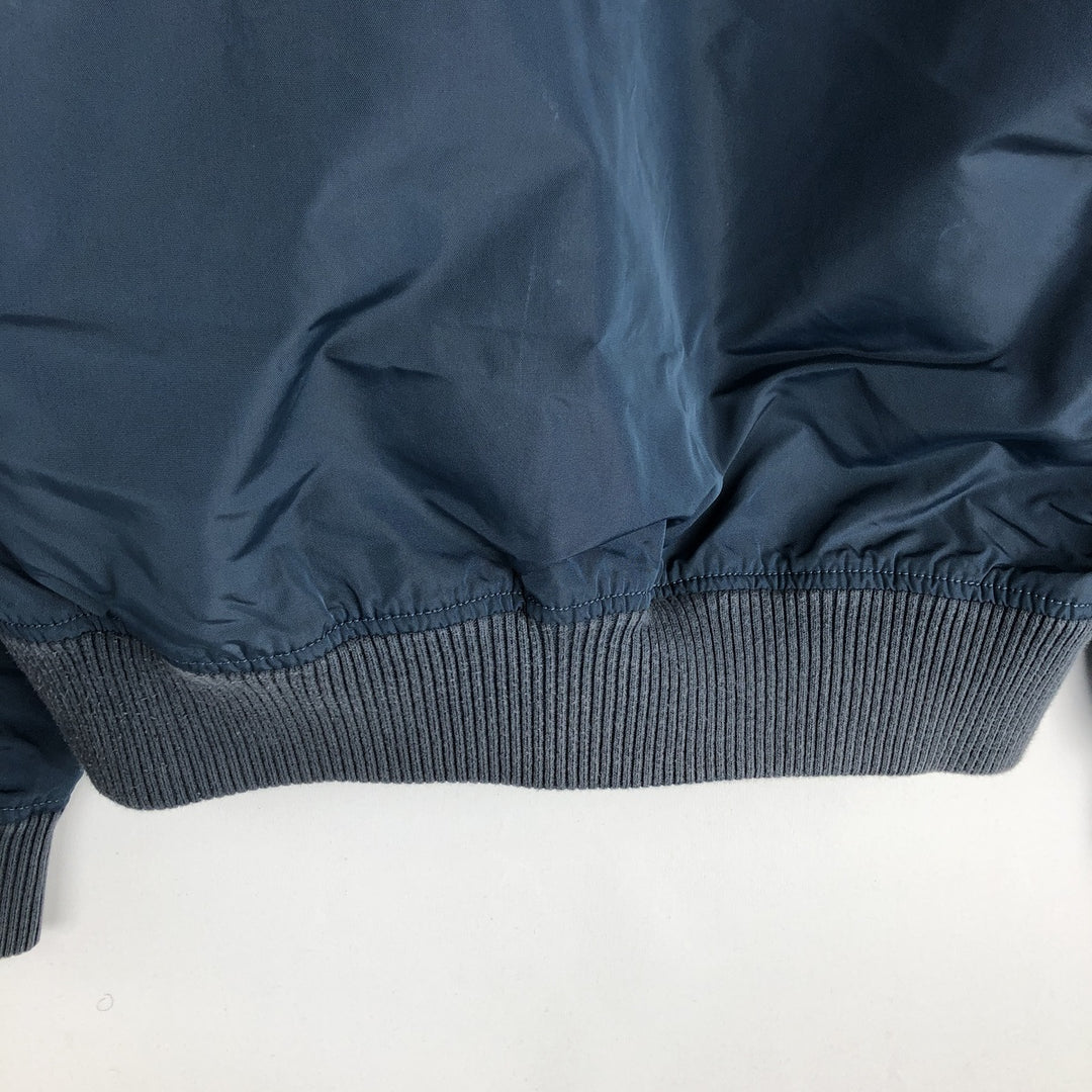 Civilian Alpha MA-1 Military Flight Jacket, Men's Size L Nylon navy blue type Vintage Second Hand