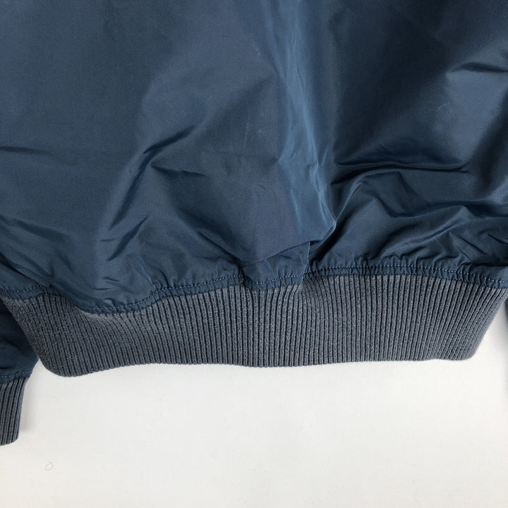 Civilian Alpha MA-1 Military Flight Jacket, Men's Size L Nylon navy blue type Vintage Second Hand
