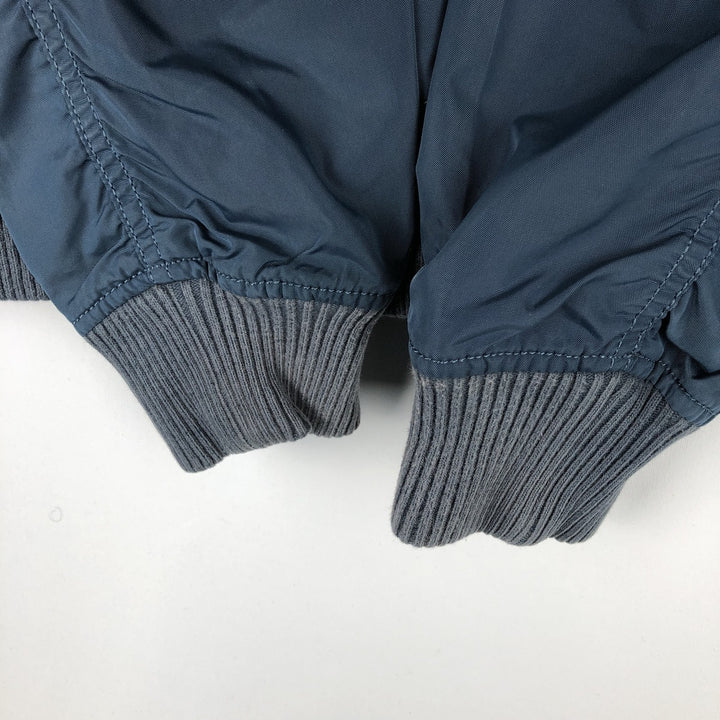 Civilian Alpha MA-1 Military Flight Jacket, Men's Size L Nylon navy blue type Vintage Second Hand