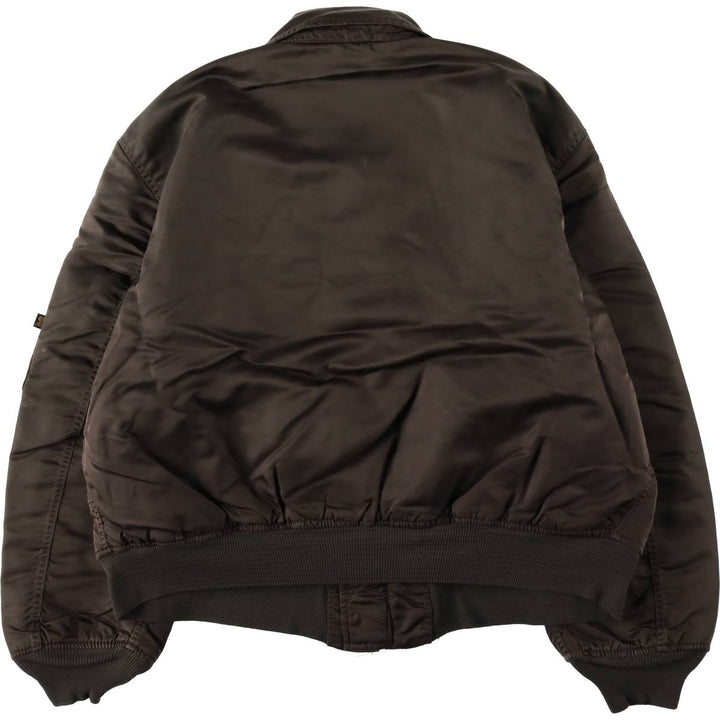 Civilian Alpha CWU-45 Nylon Khaki type brown Vintage Second Hand