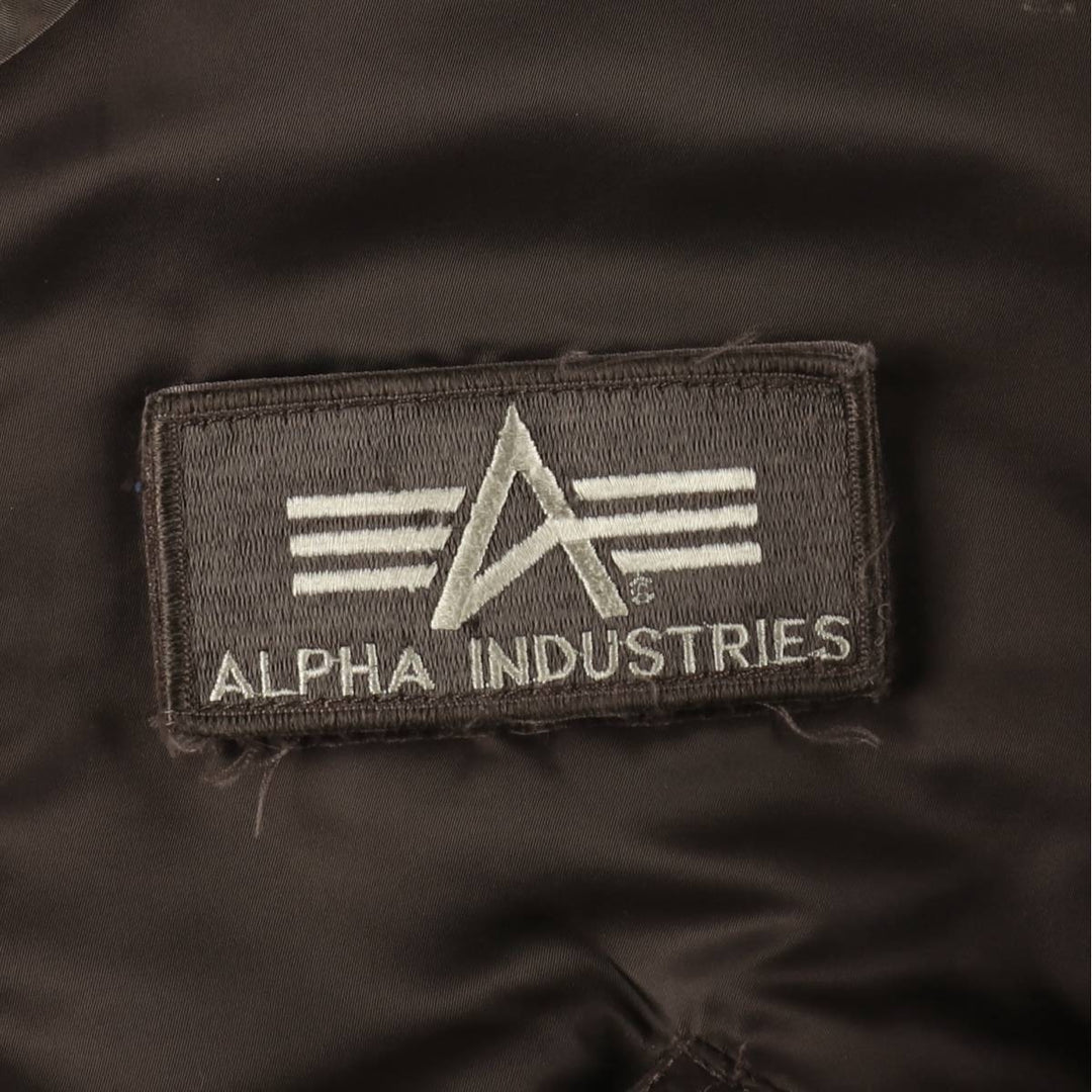 Civilian Alpha CWU-45 Nylon Khaki type brown Vintage Second Hand