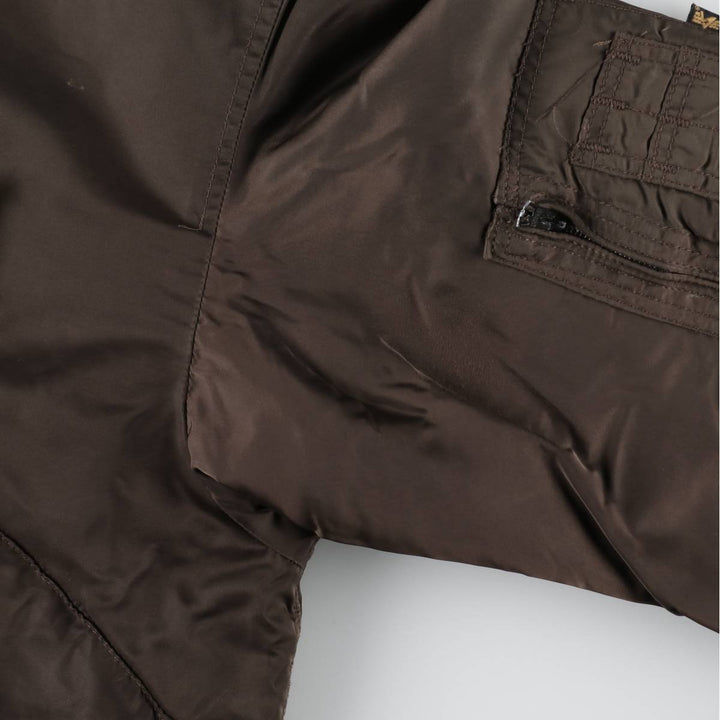 Civilian Alpha CWU-45 Nylon Khaki type brown Vintage Second Hand
