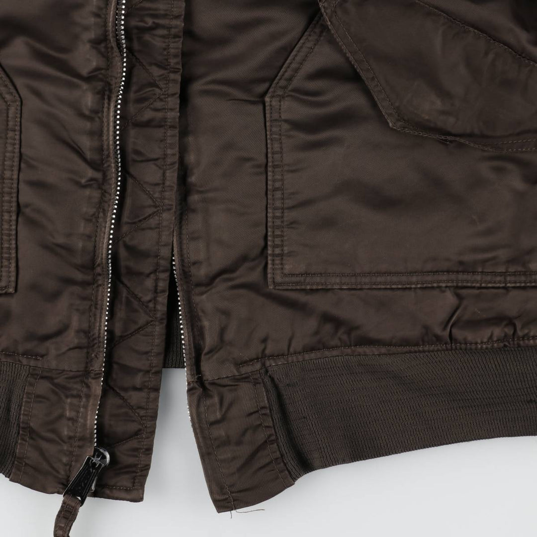 Civilian Alpha CWU-45 Nylon Khaki type brown Vintage Second Hand
