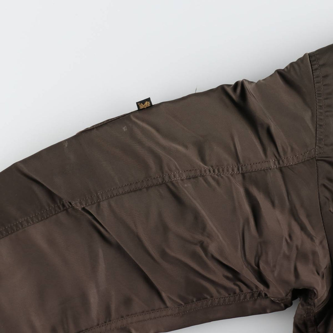 Civilian Alpha CWU-45 Nylon Khaki type brown Vintage Second Hand
