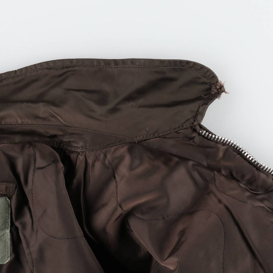 Civilian Alpha CWU-45 Nylon Khaki type brown Vintage Second Hand