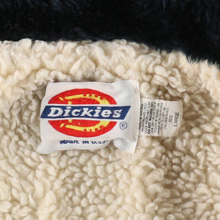 1980'S Dickies Military Flight Jacket, Made in USA, Men's Size L (approx.), Vintage unclear navy blue type Vintage Second Hand
