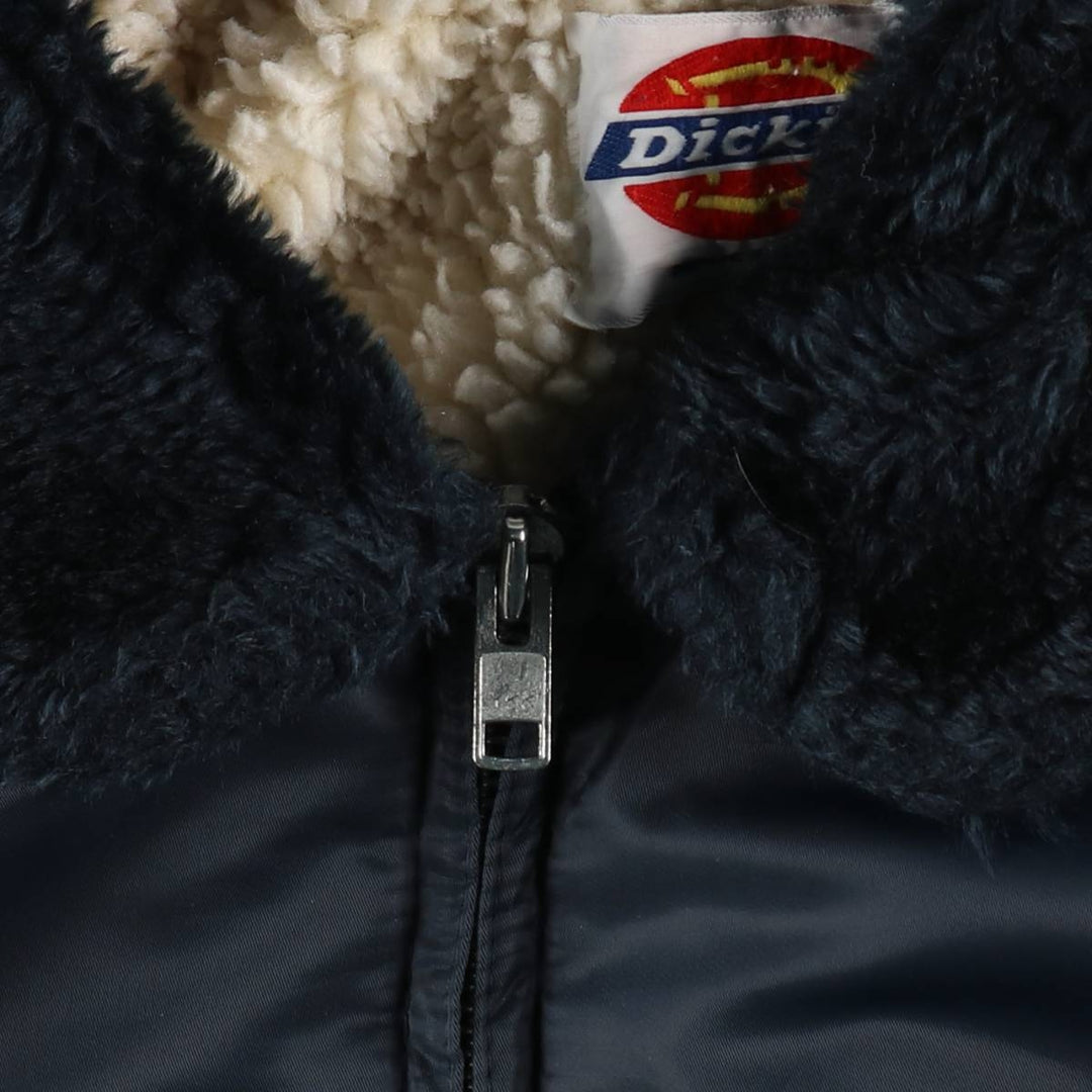 1980'S Dickies Military Flight Jacket, Made in USA, Men's Size L (approx.), Vintage unclear navy blue type Vintage Second Hand