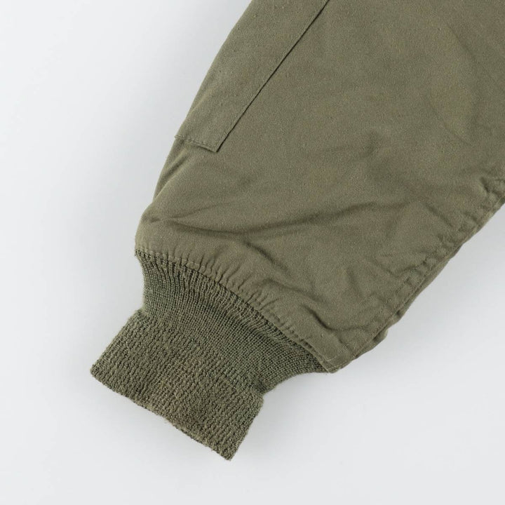1980'S US Military Issue CVC Military Tanker Jacket, Made in USA, Small-Short (Men's Size S equivalent), Vintage Aramid Khaki type Vintage Second Hand