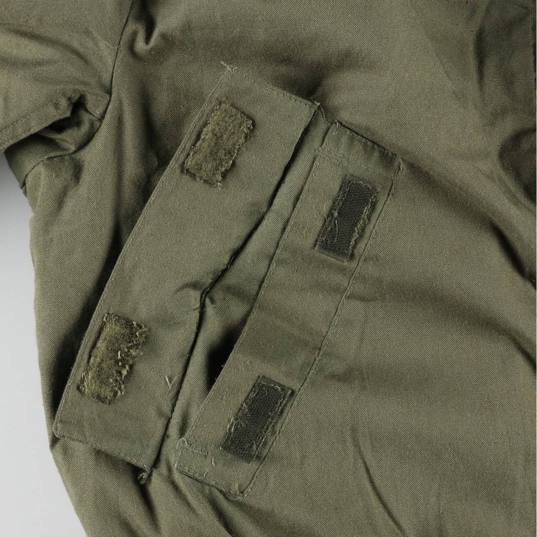 1980'S US Military Issue CVC Military Tanker Jacket, Made in USA, Small-Short (Men's Size S equivalent), Vintage Aramid Khaki type Vintage Second Hand