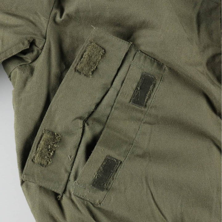 1980'S US Military Issue CVC Military Tanker Jacket, Made in USA, Small-Short (Men's Size S equivalent), Vintage Aramid Khaki type Vintage Second Hand