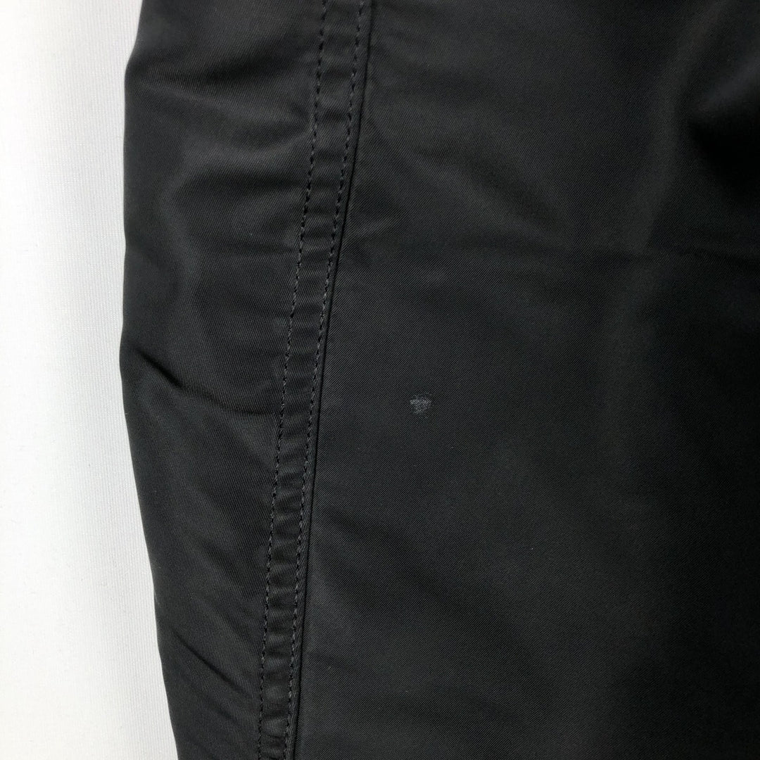 90'S civilian Alpha MA-1 style padded military flight jacket, made in the USA, men's size XL, vintage Nylon black type Vintage Second Hand
