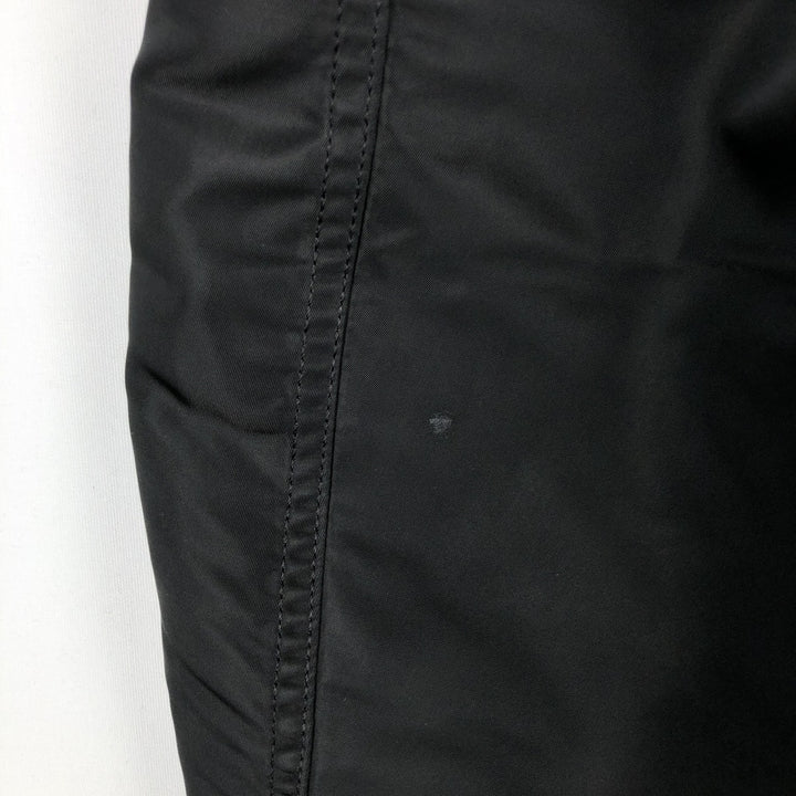 90'S civilian Alpha MA-1 style padded military flight jacket, made in the USA, men's size XL, vintage Nylon black type Vintage Second Hand