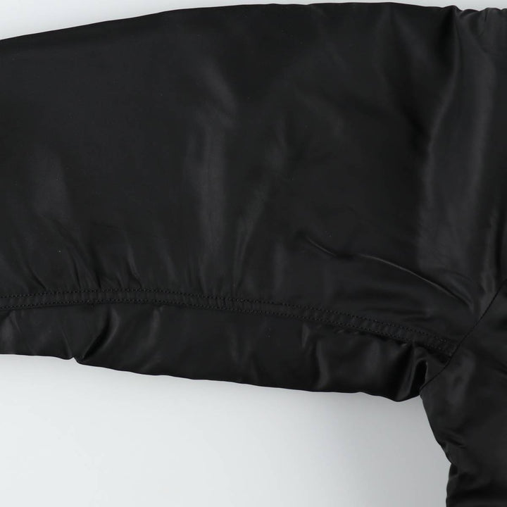 Civilian Alpha MA-1 style padded military flight jacket, men's size small Nylon black type Vintage Second Hand