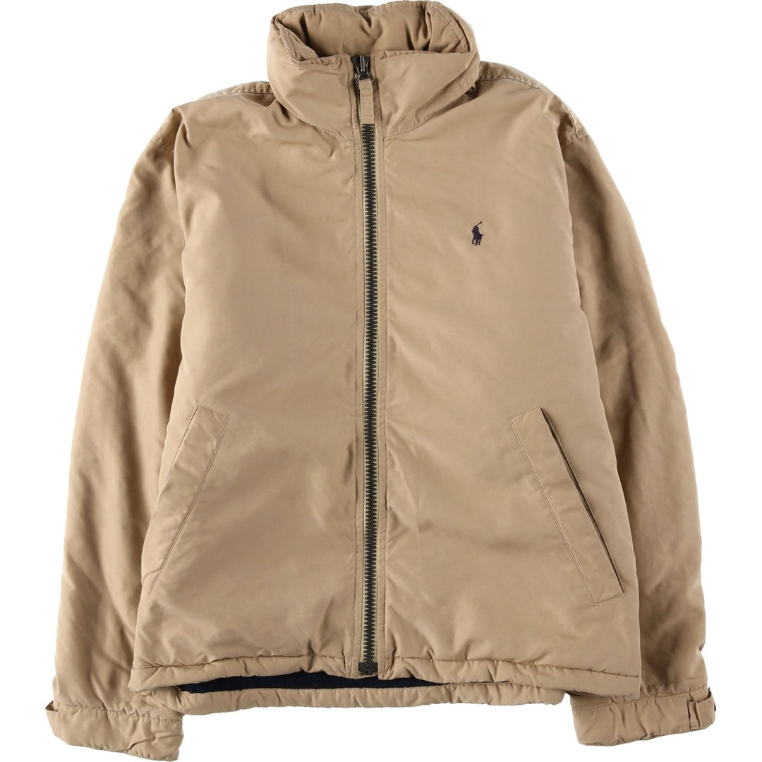 Ralph Lauren POLO by Ralph Lauren padded puffer jacket, men's size M polyester Beige type Vintage Second Hand