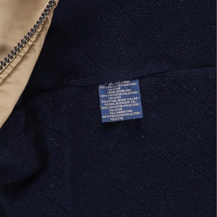 Ralph Lauren POLO by Ralph Lauren padded puffer jacket, men's size M polyester Beige type Vintage Second Hand