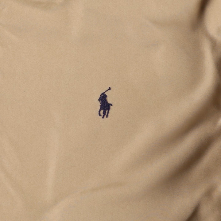 Ralph Lauren POLO by Ralph Lauren padded puffer jacket, men's size M polyester Beige type Vintage Second Hand