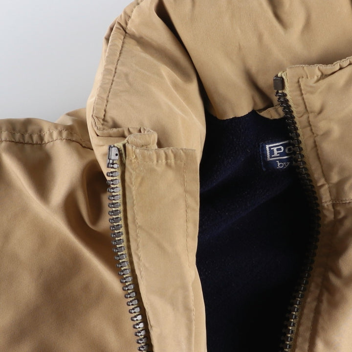 Ralph Lauren POLO by Ralph Lauren padded puffer jacket, men's size M polyester Beige type Vintage Second Hand