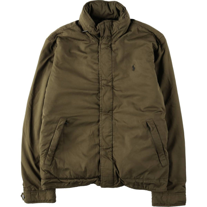 Ralph Lauren POLO by Ralph Lauren padded puffer jacket, men's size S polyester beige type brown Vintage Second Hand
