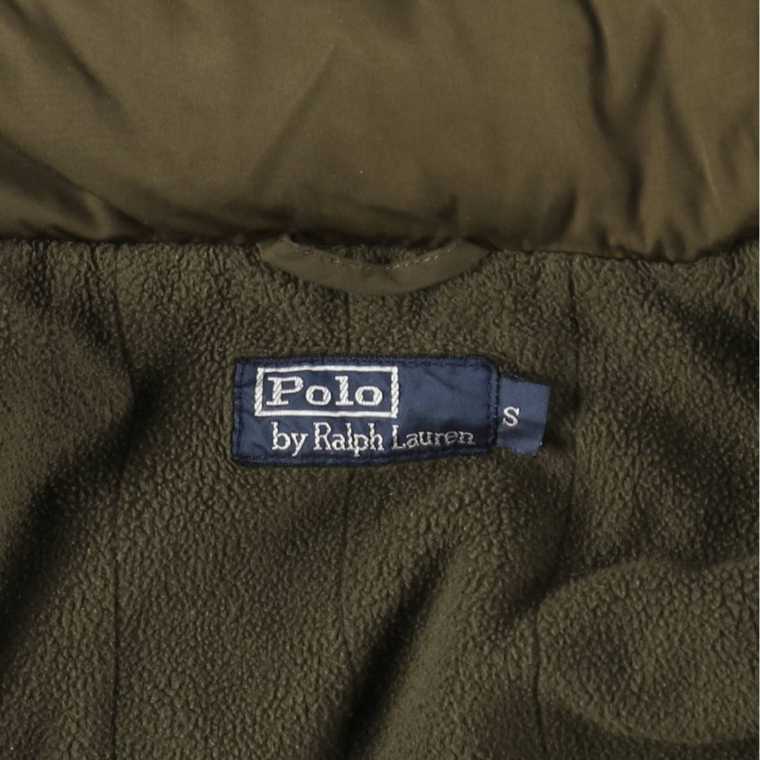 Ralph Lauren POLO by Ralph Lauren padded puffer jacket, men's size S polyester beige type brown Vintage Second Hand